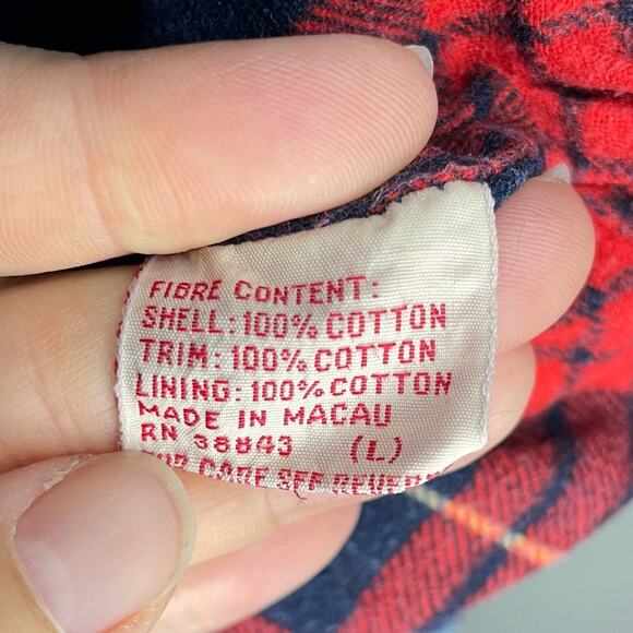 Vintage Storm Stopper by Fieldston Mixed Denim Insulated Vest Size 16/L - Picture 3 of 9